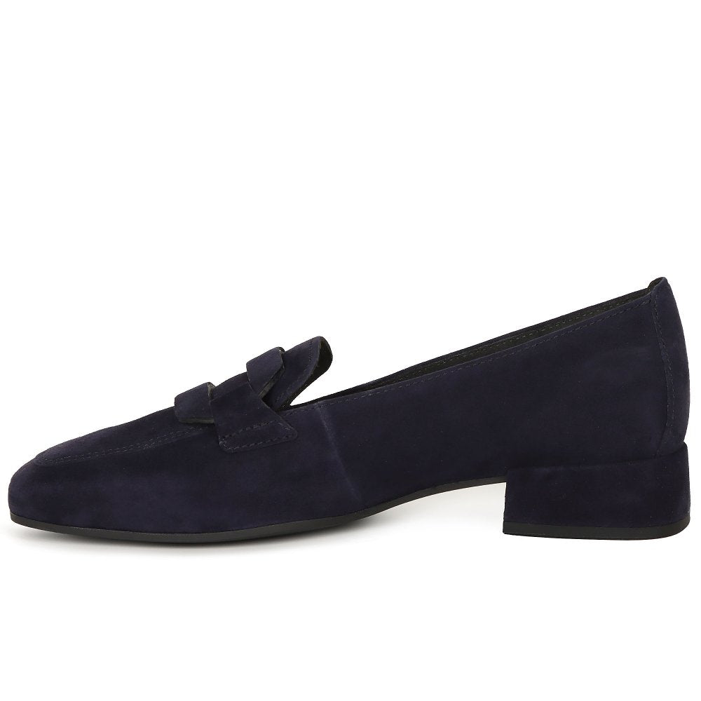 Gabor 4002.01.011 Ladies Great Dark Blue Suede Loafer