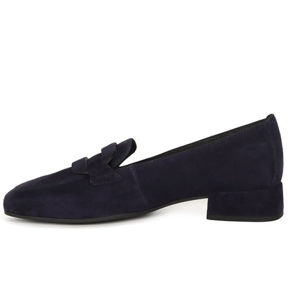 Gabor 4002.01.011 Ladies Great Dark Blue Suede Loafer