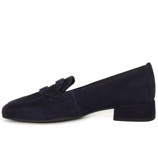 Gabor 4002.01.011 Ladies Great Dark Blue Suede Loafer