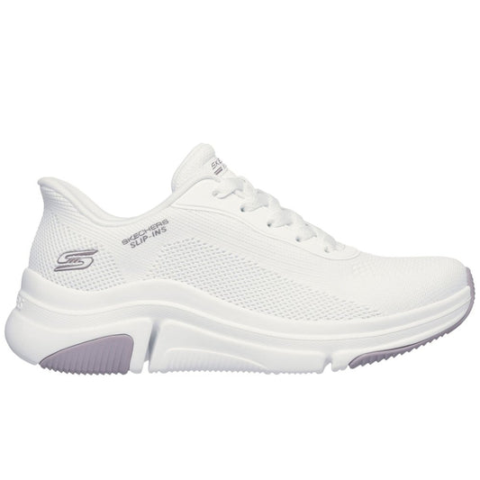 Skechers 117587 Ladies Bobs Sport Slip-In White Trainer