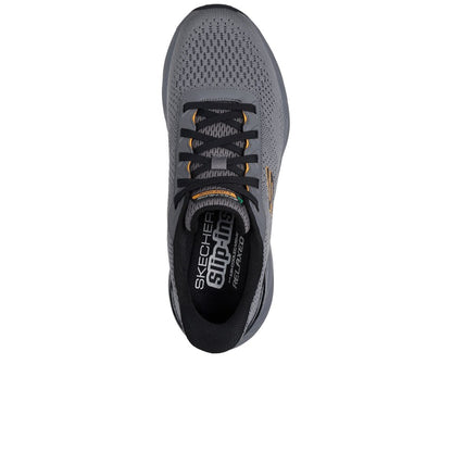 Skechers 232846 Mens Slip In Edgeride Charcoal/Yellow