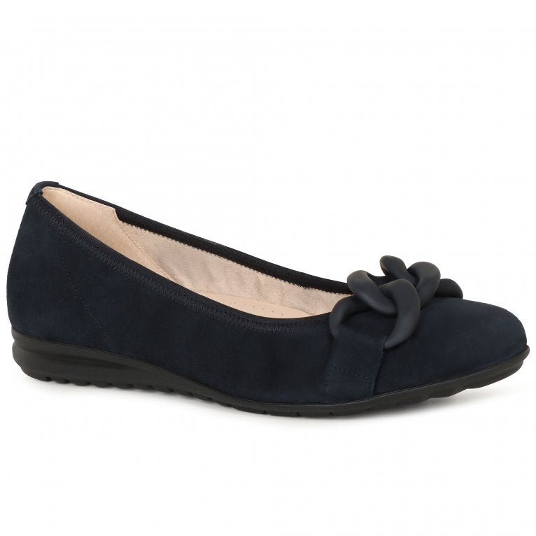 Gabor 82.625.36 Ladies Sabia Blue Suede Pump
