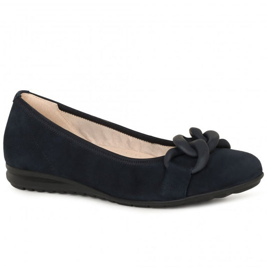Gabor 82.625.36 Ladies Sabia Blue Suede Pump