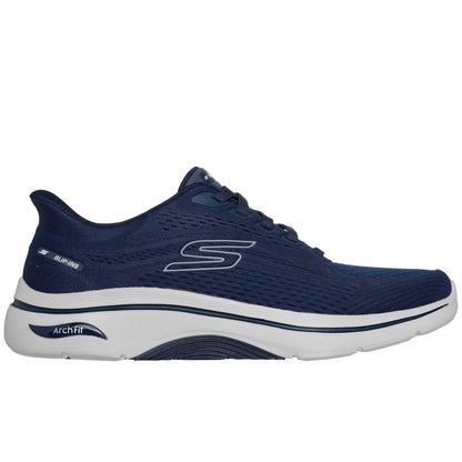 Skechers 216812 Men’s Go Walk Arch Fit Navy/Gray Trainer