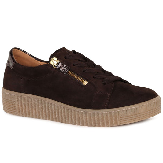 Gabor 6010.02.005 Ladies Wisdom Mocca (Gold ) Trainer