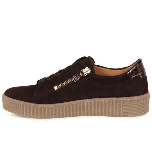 Gabor 6010.02.005 Ladies Wisdom Mocca (Gold ) Trainer