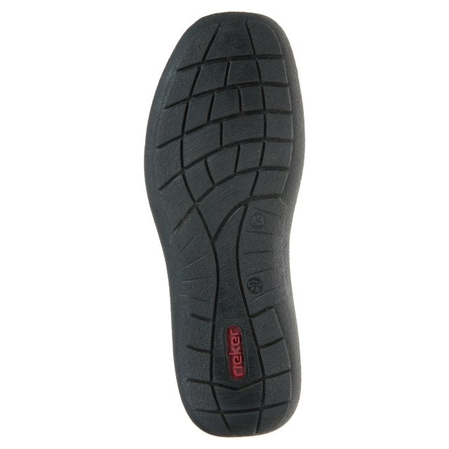 Rieker 03002-00 Mens Black Lace Shoe