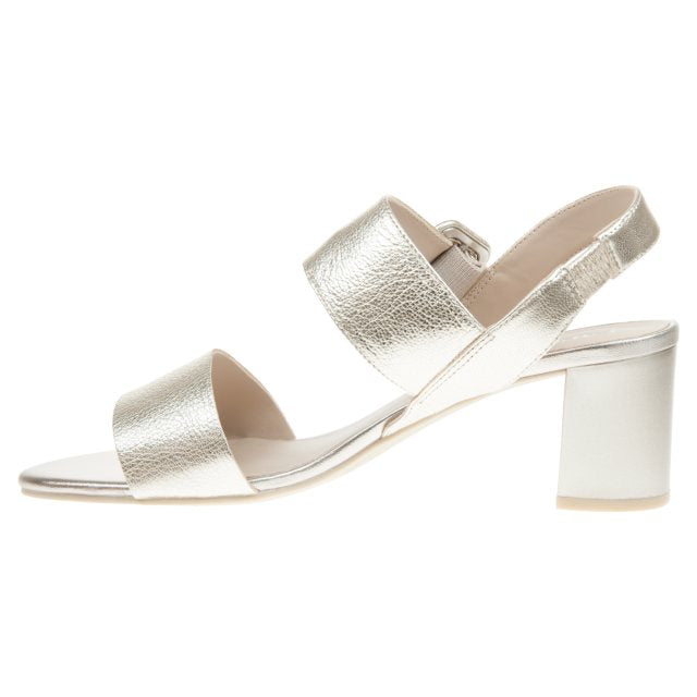 Caprice 9-28306-959 Ladies Heeled Gold Sandal
