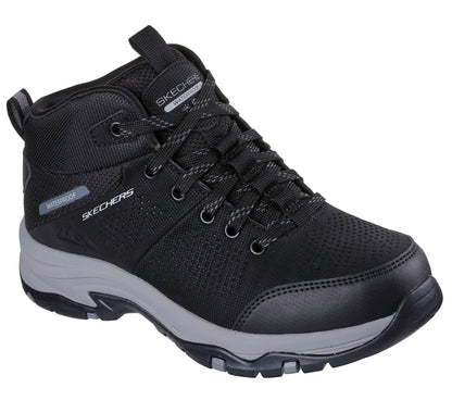 Skechers 180005 Ladies Black/Charcoal Waterproof Trail Boot