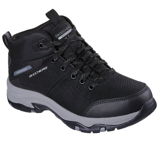 Skechers 180005 Ladies Black/Charcoal Waterproof Trail Boot