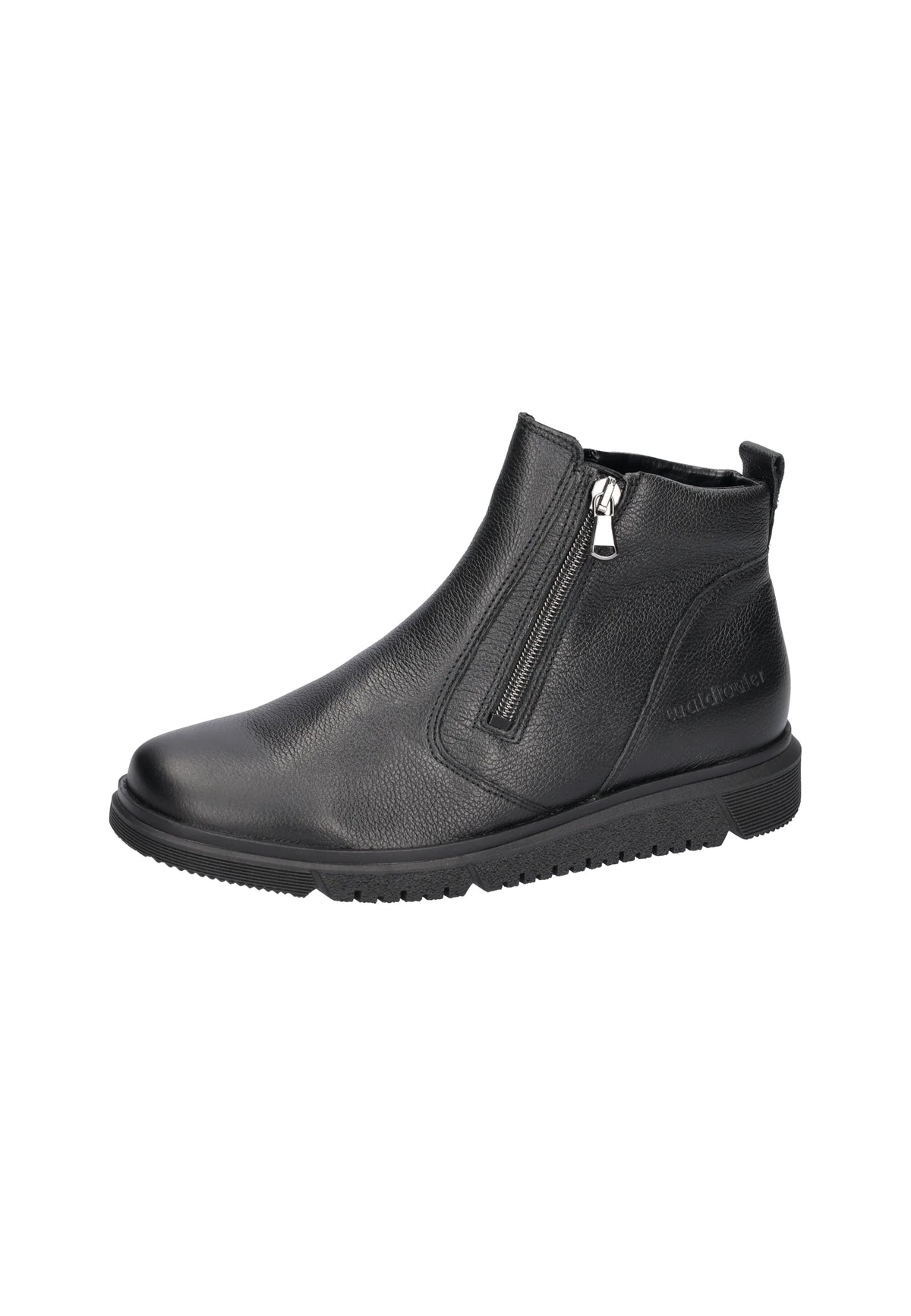 Waldlaufer H-Gesa Black Twin Zip Ankle Boot