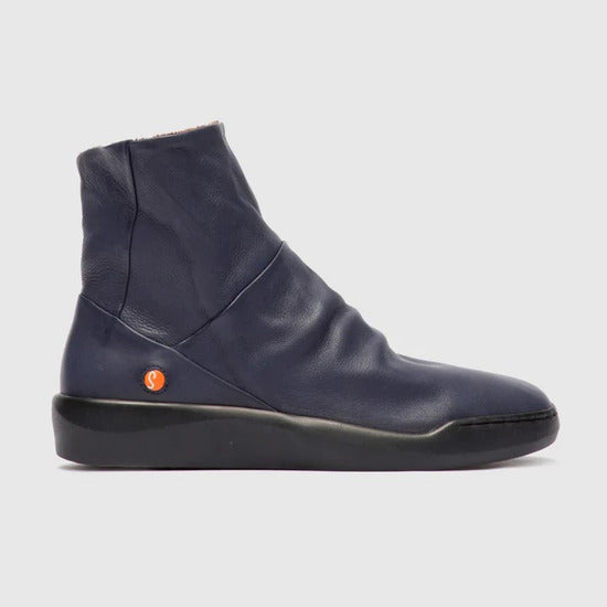 Softinos P90055001 Ladies Navy Ankle Boot