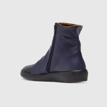 Softinos P90055001 Ladies Navy Ankle Boot