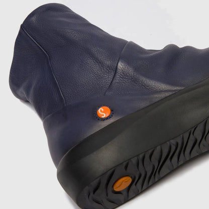 Softinos P90055001 Ladies Navy Ankle Boot