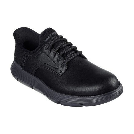 Skechers 205278 Mens Black Slip In Water Proof Shoe