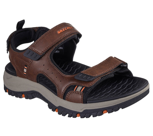 Skecher 205139 Mens Brown/Black Sandal