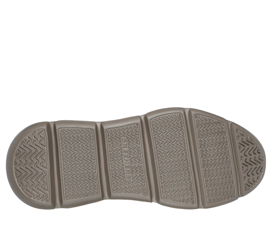 Skecher 205352 Mens Gaza Clive Dark Taupe Slip-In