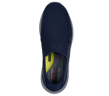 Skechers 205451 Mens Navy Pollard Slip In Trainer