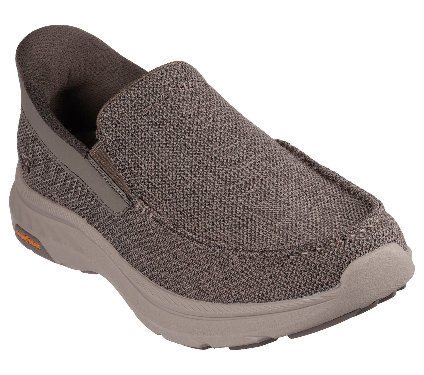 Skechers 205451 Mens Taupe Pollard Slip In Trainer
