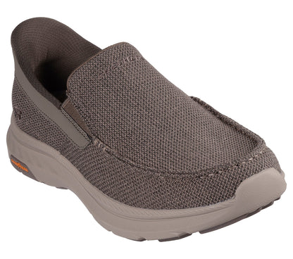 Skechers 205451 Mens Taupe Pollard Slip In Trainer