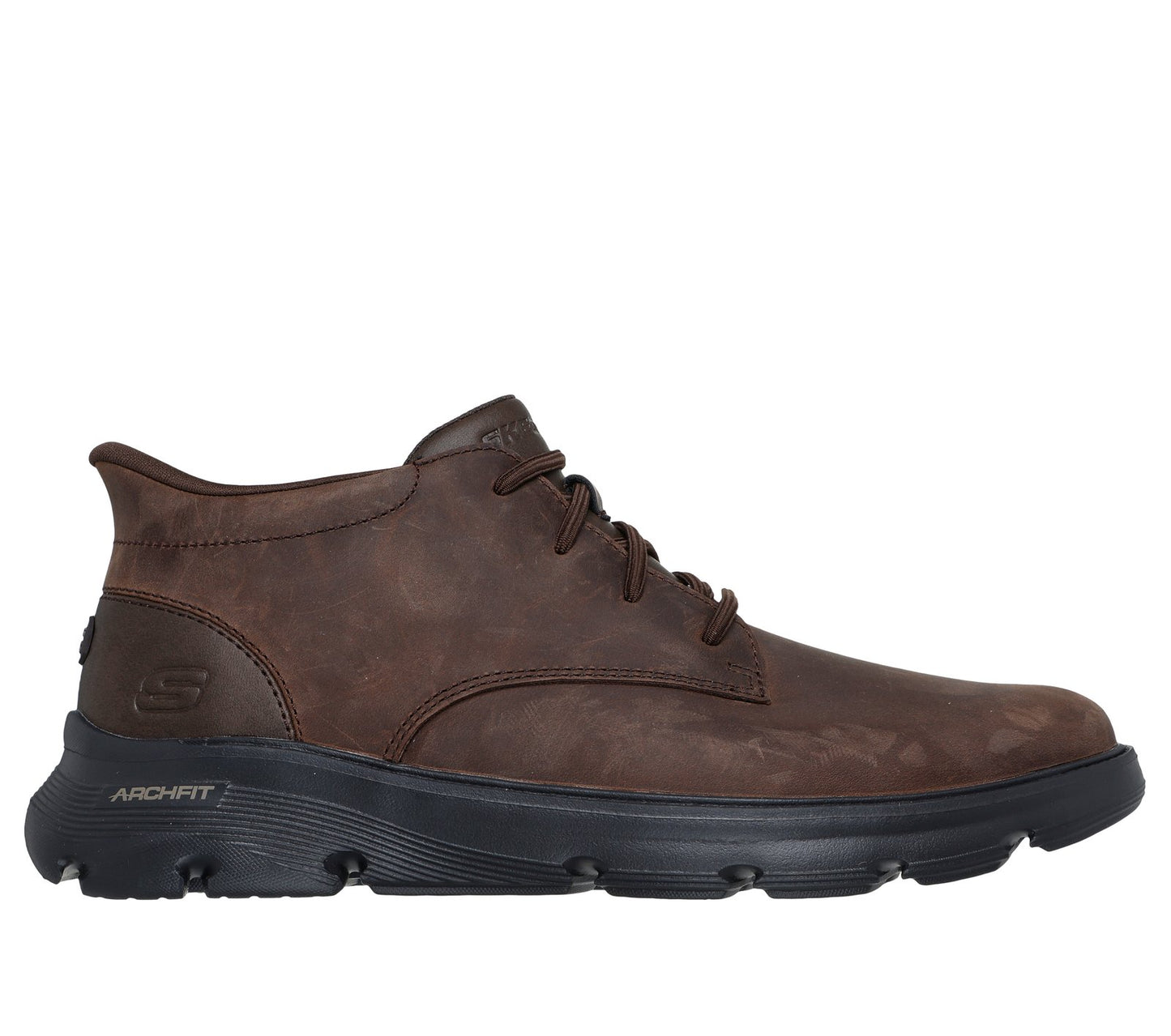 Skecher 205514 CoCoa Mens Slip In Archfit/Relax Fit Boot