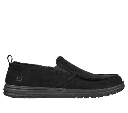 Skecher 210355 Wilmore Black Mens Slipper