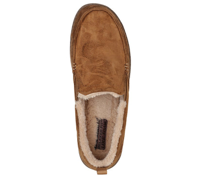 Skecher 210355 Wilmore Tan Mens Slipper