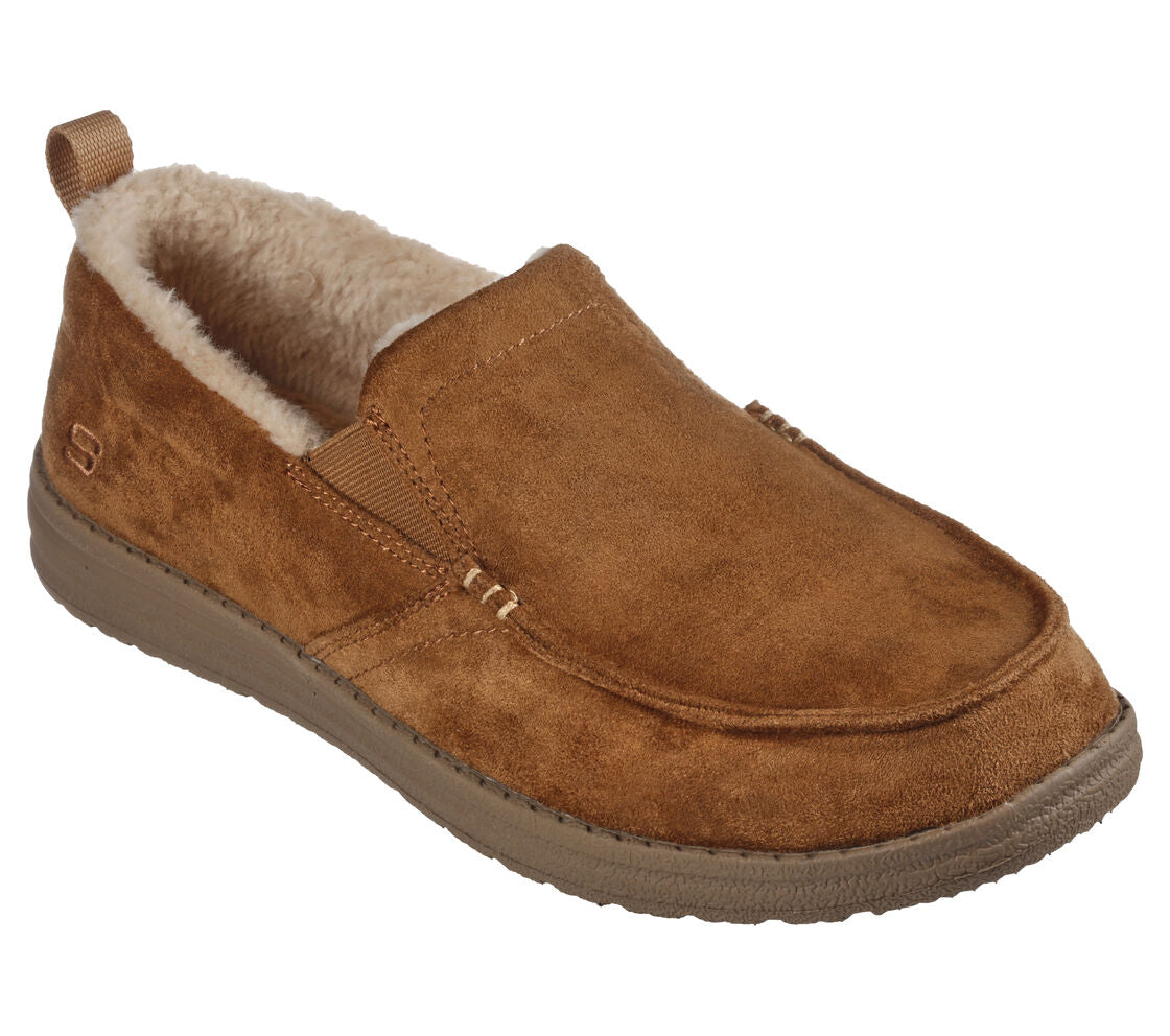 Skecher 210355 Wilmore Tan Mens Slipper