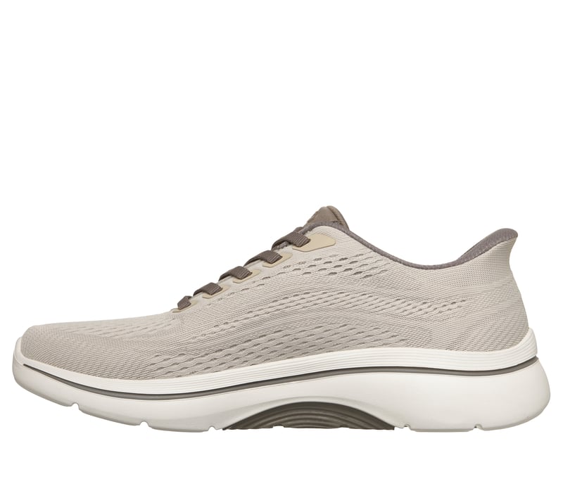 Skechers 216812 Men’s Go Walk Arch Fit Tan Trainer