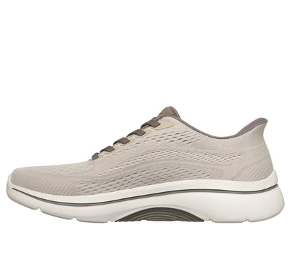 Skechers 216812 Men’s Go Walk Arch Fit Tan Trainer