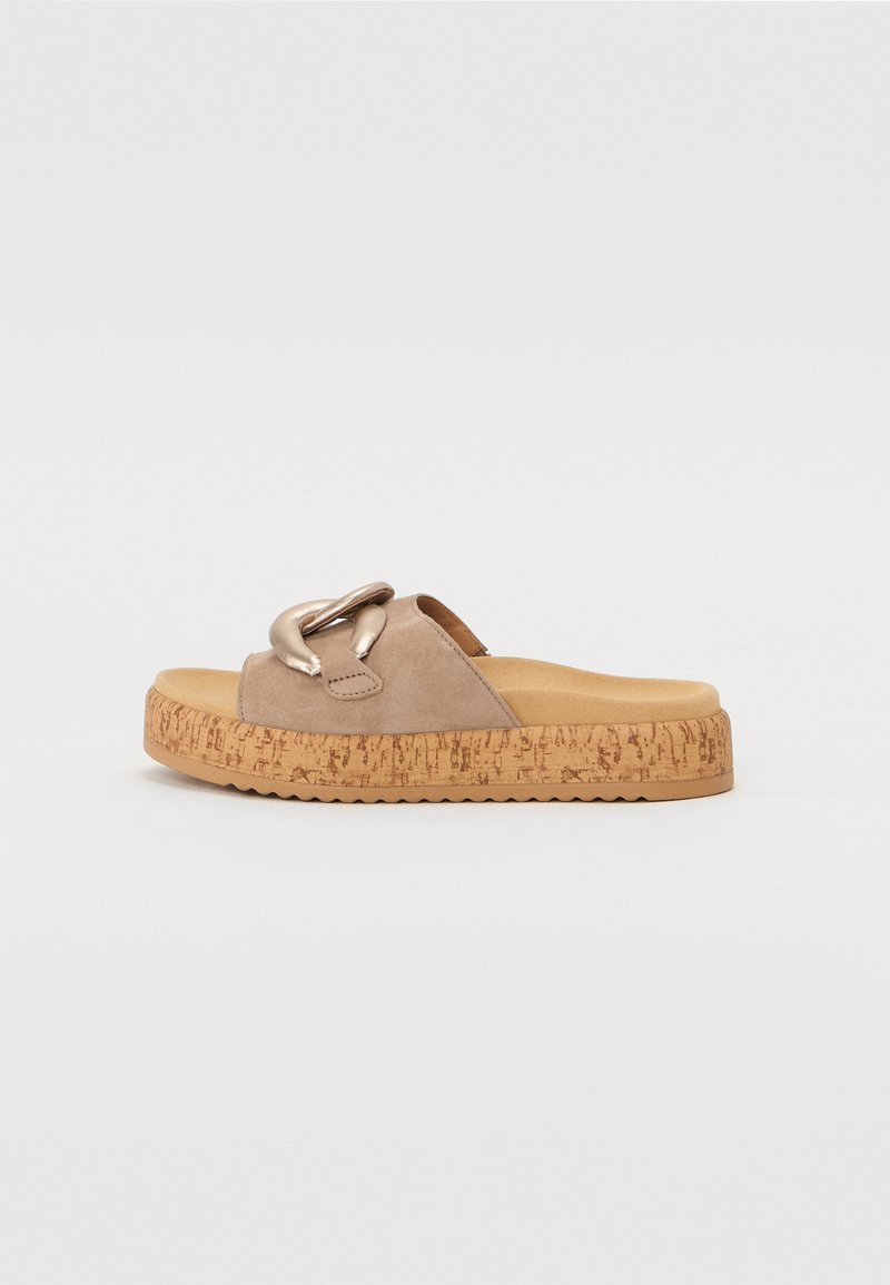 Gabor 63.761.12 Ladies Kay Rabbit/Puder Mule