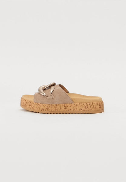 Gabor 63.761.12 Ladies Kay Rabbit/Puder Mule