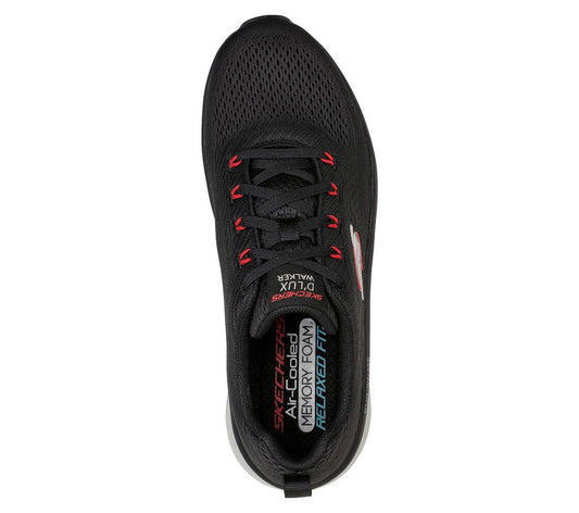 Skechers  232364 Meerno Men D'Lux Walker Black/Red