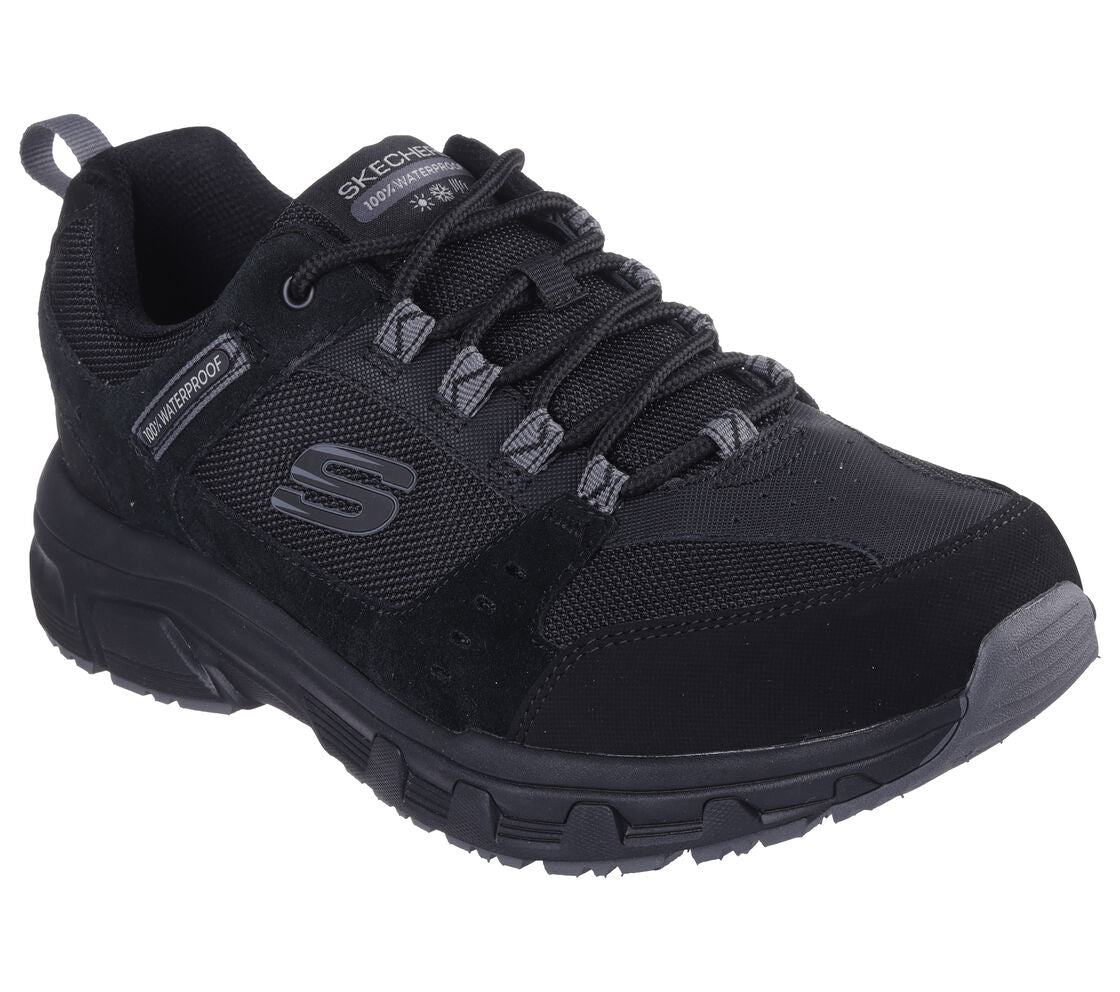 Skechers 237386 Mens Black Relax Fit WaterProof  Trainer