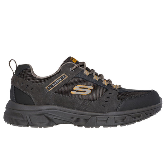 Skechers 237386 Mens Stone /Brown Relax Fit WaterProof Trainer