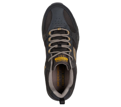 Skechers 237386 Mens Stone /Brown Relax Fit WaterProof Trainer