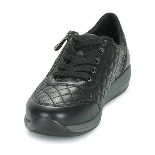 Rieker N1112-01 ladies Black Lace Shoe