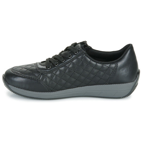 Rieker N1112-01 ladies Black Lace Shoe