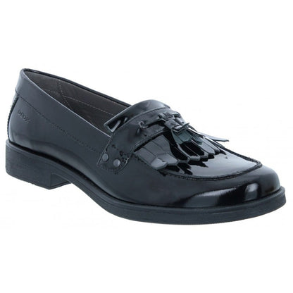 Geox J4449A Agata Girls Black Patent