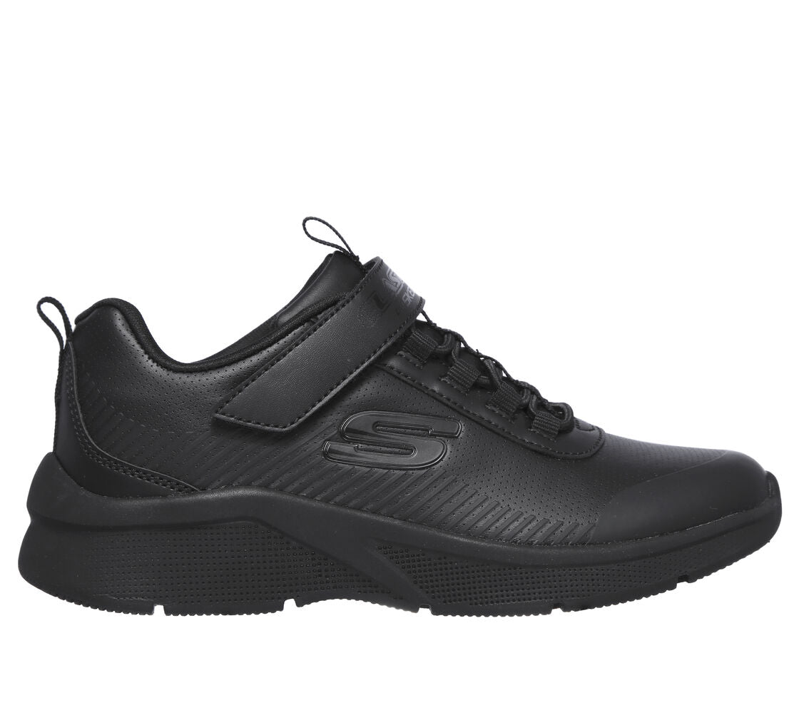 Skecher 302607L Classmate Black Velcro Trainer