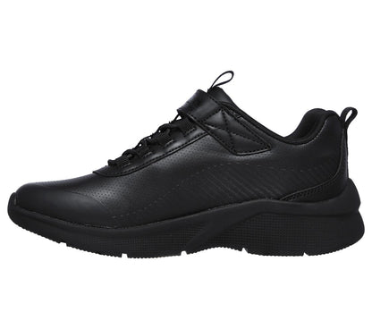 Skecher 302607L Classmate Black Velcro Trainer