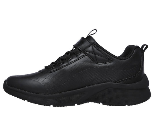 Skecher 302607L Classmate Black Velcro Trainer