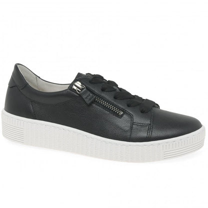 Gabor 33.334.27 Ladies Wisdom Black/White Casual Shoes