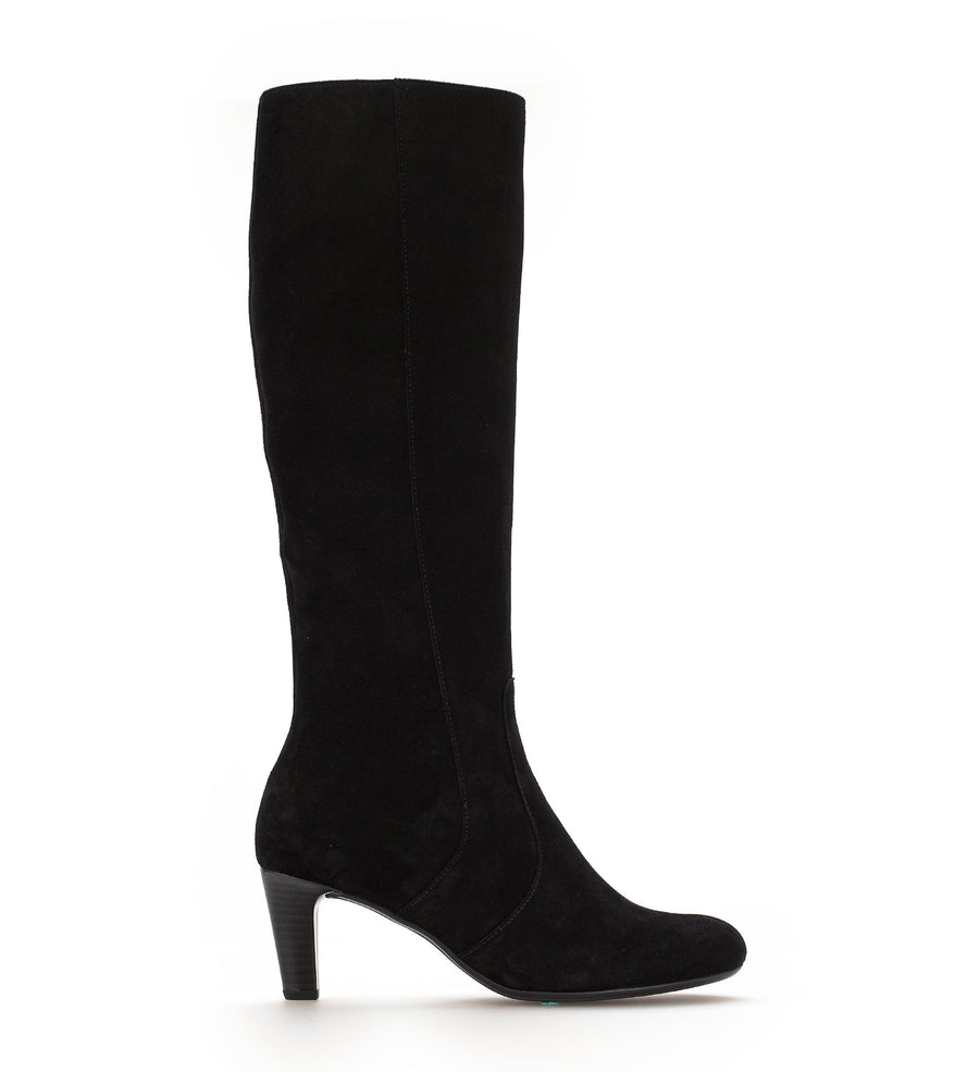 Gabor  35.858.17 Maybe (S) Ladies Black Suede Long Boot