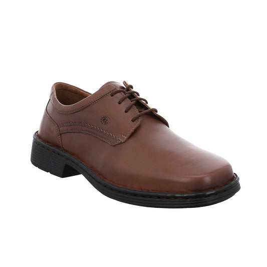 Josef Seibel Mens 38200 14 370 Talcott Brown Leather Shoes