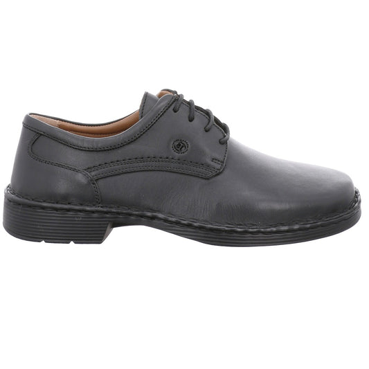Josef Seibel  38200 23 600 Mens Talcott Black Leather Shoes