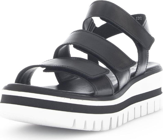 Gabor 64.620.27 Ladies Alfa Black Wedge Sandal