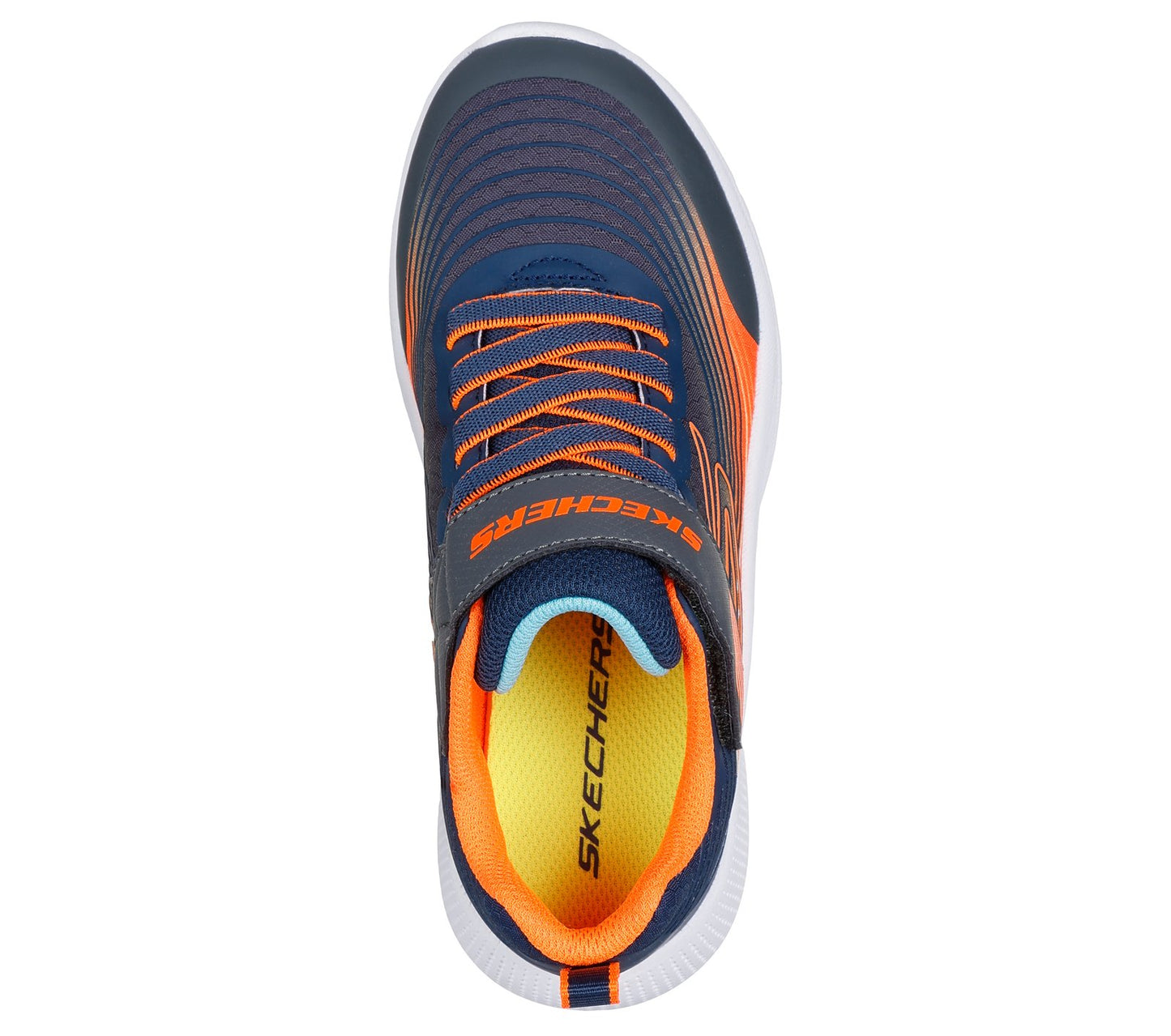 Skecher 403926L Boys Navy/Orange Trainer