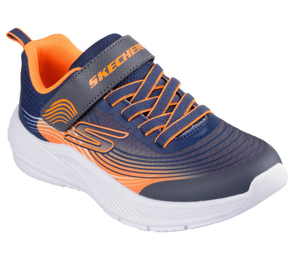 Skecher 403926L Boys Navy/Orange Trainer
