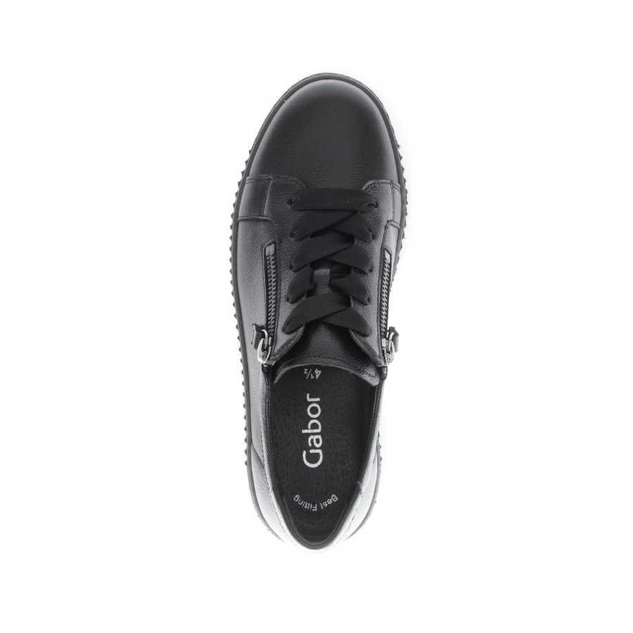 Gabor 6010.02.005 Ladies Wisdom Black Trainer